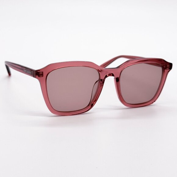 NEW SAINT LAURENT SL 457 005 WOMEN PINK BROWN SUNGLASSES SAINT LAURENT SL457 005 - Picture 1 of 10